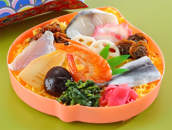 『桃太郎の祭ずし』1000円（三好野本店）