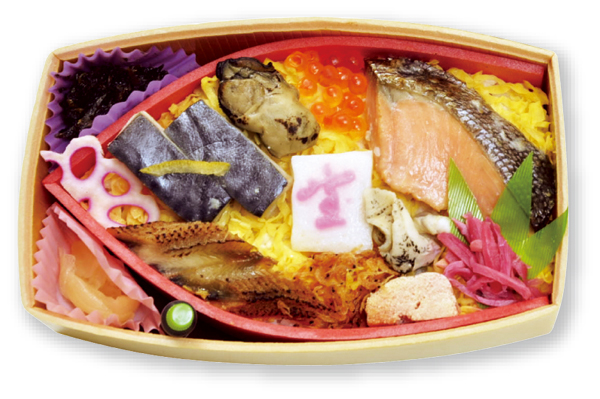 『みやぎ石巻大漁宝船弁当』1150円(日本レストランエンタプライズ)