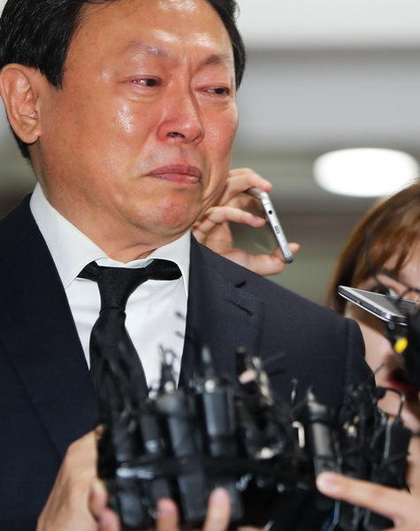 重光武雄氏の次男・昭夫氏　YONHAP NEWS/AFLO