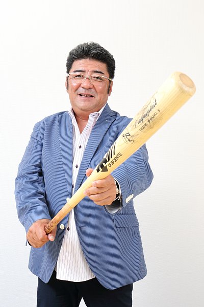 亀山つとむ氏のお宝は「新庄剛志のバット」