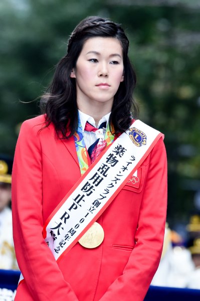 薬物乱用防止イベントに登場したリオ五輪金メダリストの金藤理絵