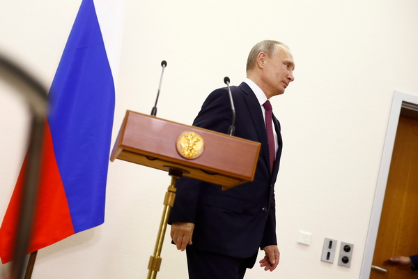 プーチン大統領は「面積等分方式」がお気に入り　Reuters/AFLO