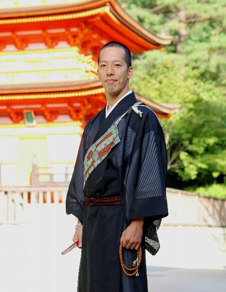 京都・清水寺の僧侶・大西英玄さん