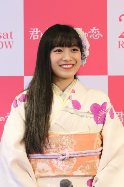 和服で主演作品のヒット祈願を行ったmiwa