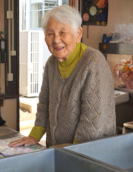 茨城県立下館第一高校をこの春”卒業”した山中艶子さん（91才）