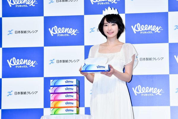 クリネックスのCMに登場する新垣結衣