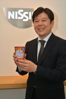 日清食品マーケティング部ブランドマネージャーの藤野誠氏
