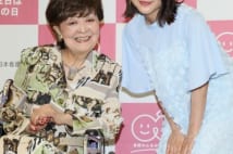 看護の日　内館牧子氏と川島海荷がツーショット披露