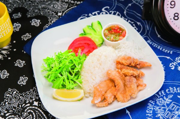 谷原のアレンジ料理、フライドカオマンガイ