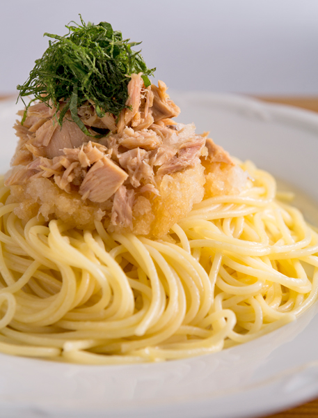 『ツナと大根おろしの和風スパゲッティー』