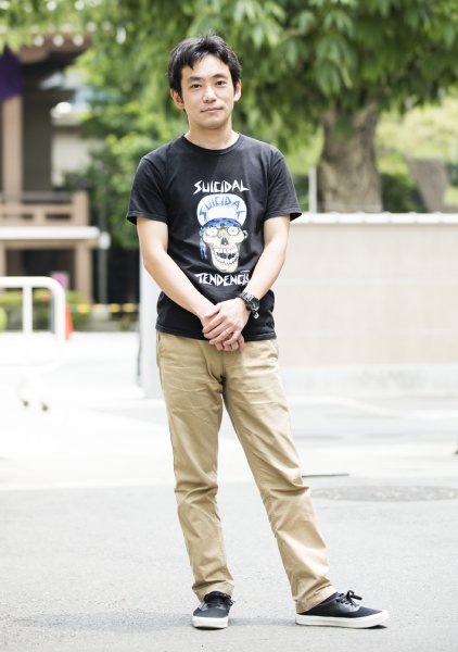 普段着はTシャツという坂口孝則さん