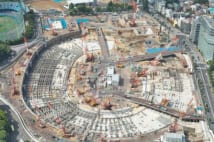 【定点空撮】新国立競技場　完成まであと29か月