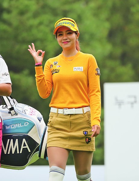 韓国女子ゴルフ界のファッションリーダー、ヤン・スジン
