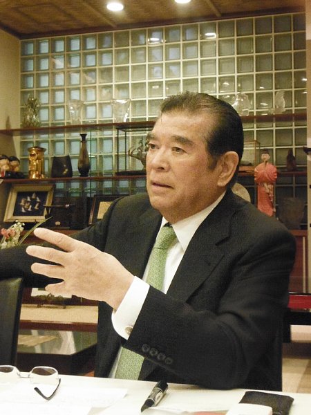 元通産大臣の深谷隆司氏（81）