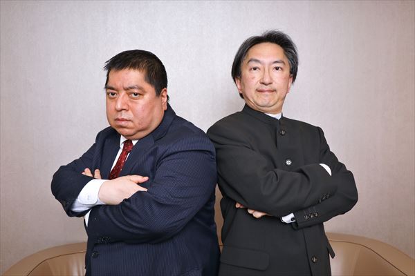 平成史について対談した佐藤優氏（左）と片山杜秀氏
