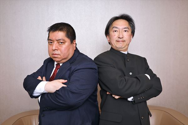 平成史について語り合う佐藤優氏（左）と片山杜秀氏