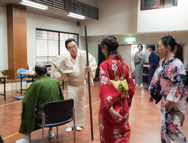 『大笑い！勧進帳』の梅沢劇団総稽古