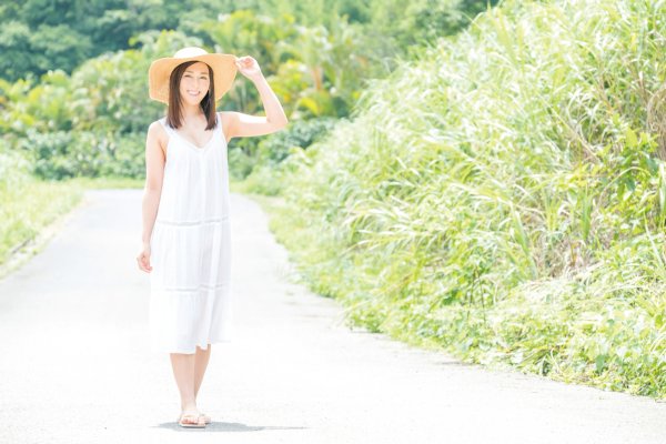 「美女と奄美大島」という素敵な景色