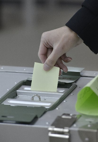 北朝鮮危機を選挙に利用する戦略（写真：時事通信フォト）