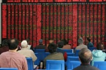 中国株が高値から反落へ 大口の押し目買いは期待できず?
