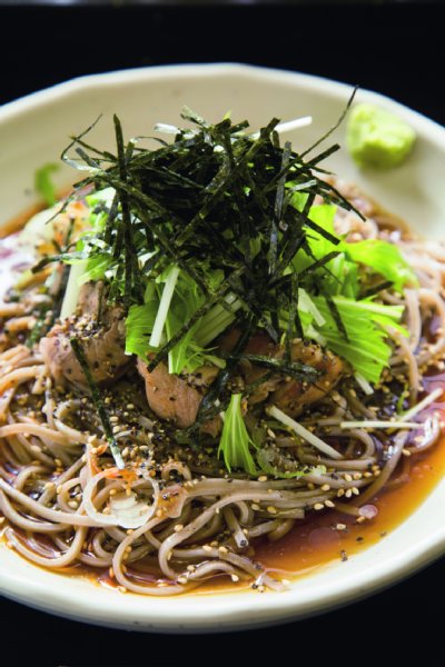 「きうち」の冷やしとりそば　530円