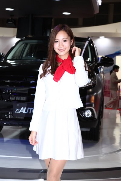 「三菱」はフレアミニで軽快感をアピール（撮影：槙野翔太）