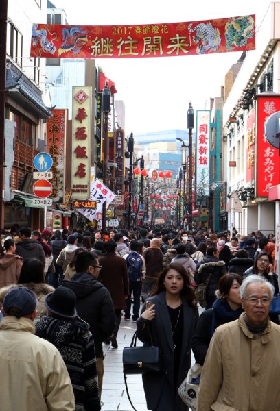 横浜中華街で異変が（写真：つのだよしお／AFLO）