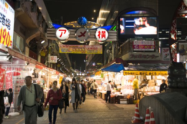 東京の一大買い物街・アメ横（撮影／池田博美）