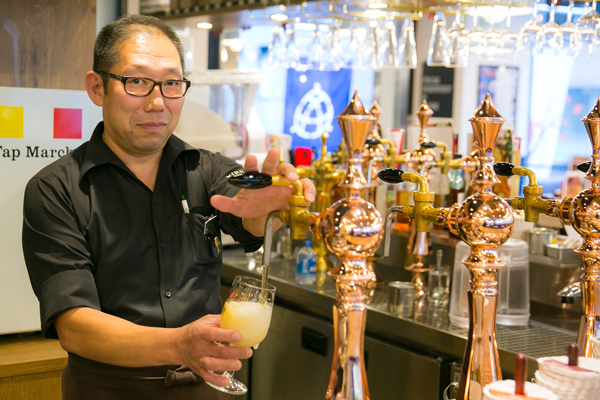 キリンシティプラス東京銀座店の豊田雅弘店長