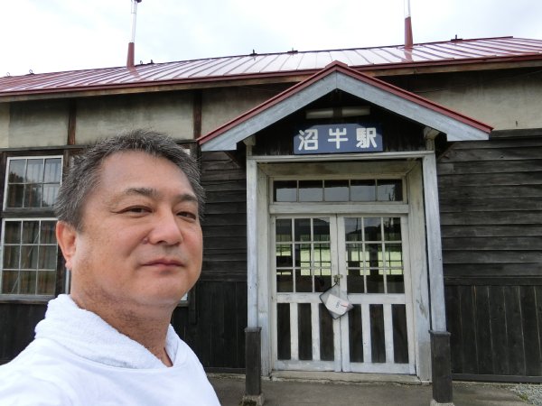 北海道の沼牛駅での1枚。すでに廃駅となっている