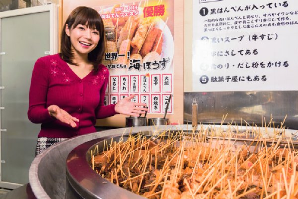 大量の串が刺さった大鍋は壮観