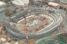 【定点空撮】新国立競技場　完成まであと22か月