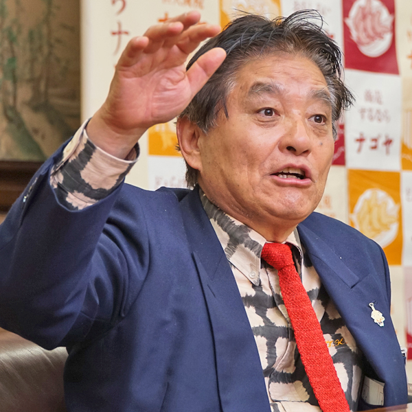 「名古屋が日本を支えとるちゅう！」と熱く語る河村市長