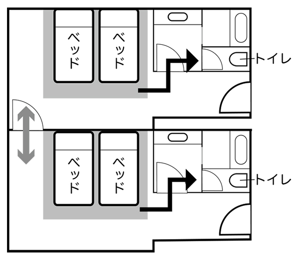 コネクティングルームタイプ