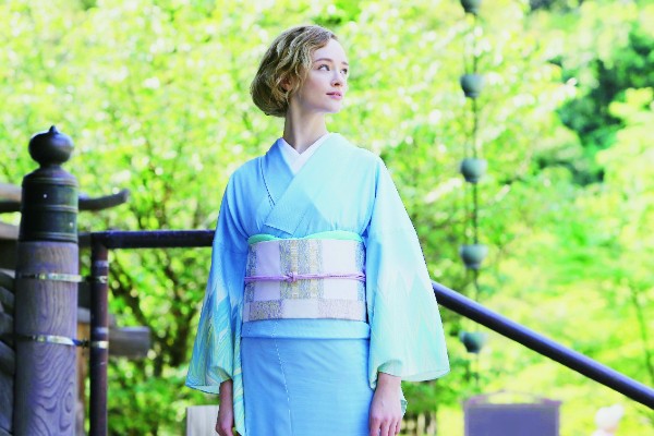 「日本は私にとって特別な場所」と語る（尾山神社、石川県、2016年）