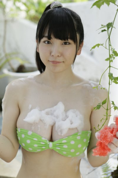 泡まみれになっちゃった