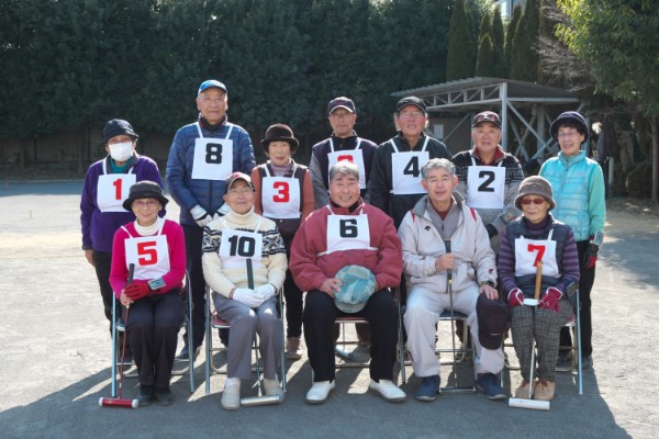 杉並区ゲートボール連盟のみなさん