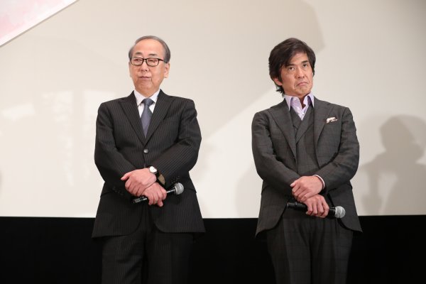 映画『北の桜守』出演者の岸部一徳と佐藤浩市