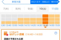 乗換検索アプリが進化 終電後ルート検索や混雑予報、通販も