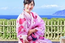 静岡第一テレビ臼井佑奈アナ 海越しに富士山の絶景温泉紹介