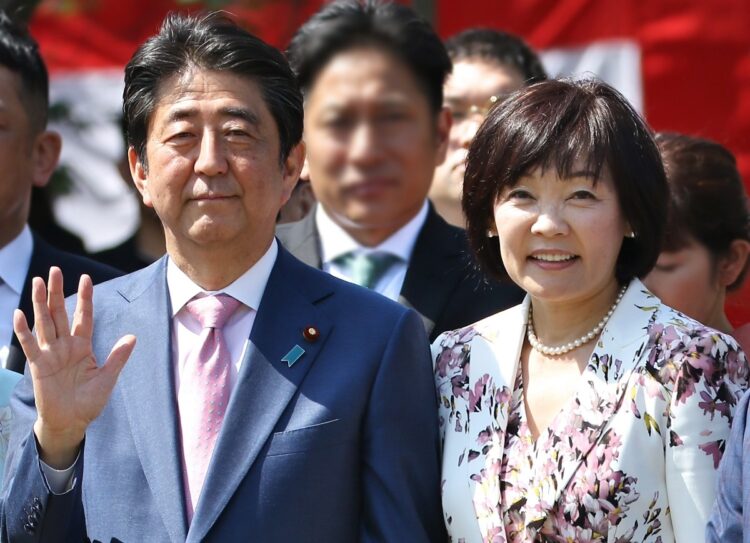 安倍晋三氏と昭恵さんは別々に宿泊することも（写真は2018年）