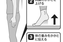 糖尿病や認知症予防の“かかと落とし” 早めの開始を推奨