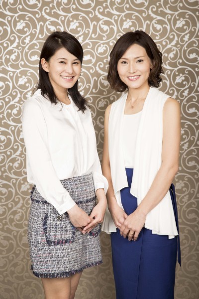 松野未佳と金子恵美（撮影／高橋定敬）