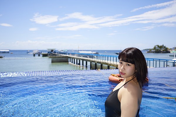 ふくよかさが彼女の魅力のひとつ