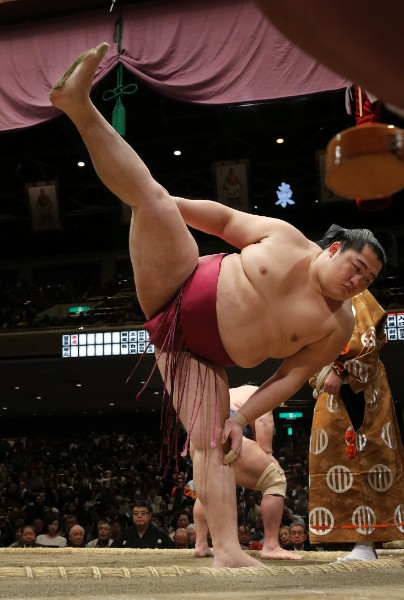 初の三役となった遠藤（時事通信フォト）