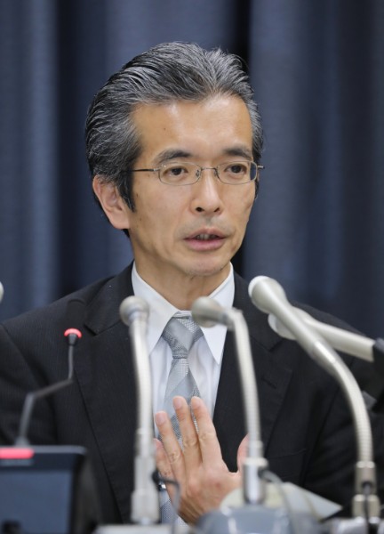 福田氏の職務を代行する矢野康治・官房長