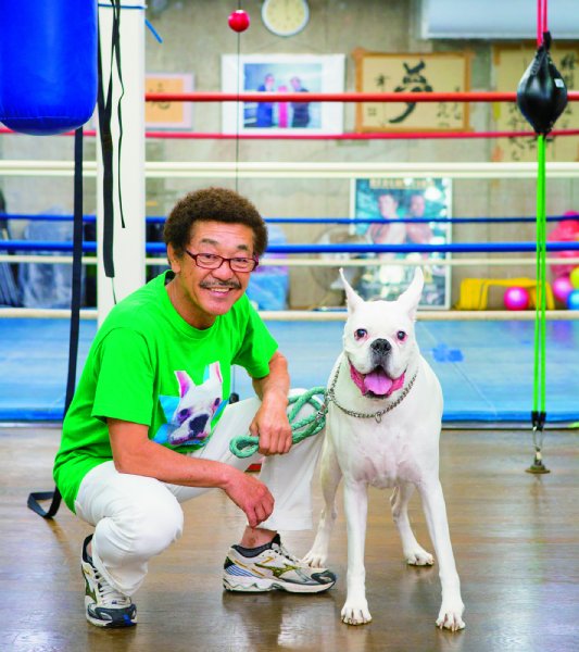 具志堅さんの愛犬・グスマンくん（9才）（撮影／阿部健太郎）