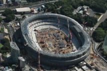 【定点空撮】新国立競技場 完成まであと17か月