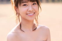 朝4時に起きたら見られる笑顔! 中川絵美里の初グラビア