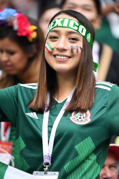 笑顔が素敵なメキシコ美女（写真／岸本 勉　PICSPORT）